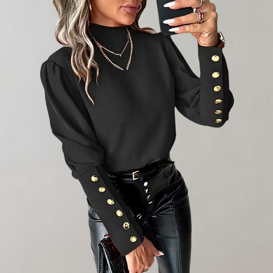 Luvia - Stijlvolle zomerse damesblouse met kant