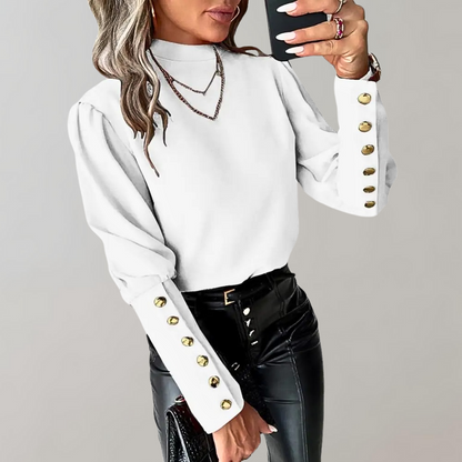 Luvia - Stijlvolle zomerse damesblouse met kant