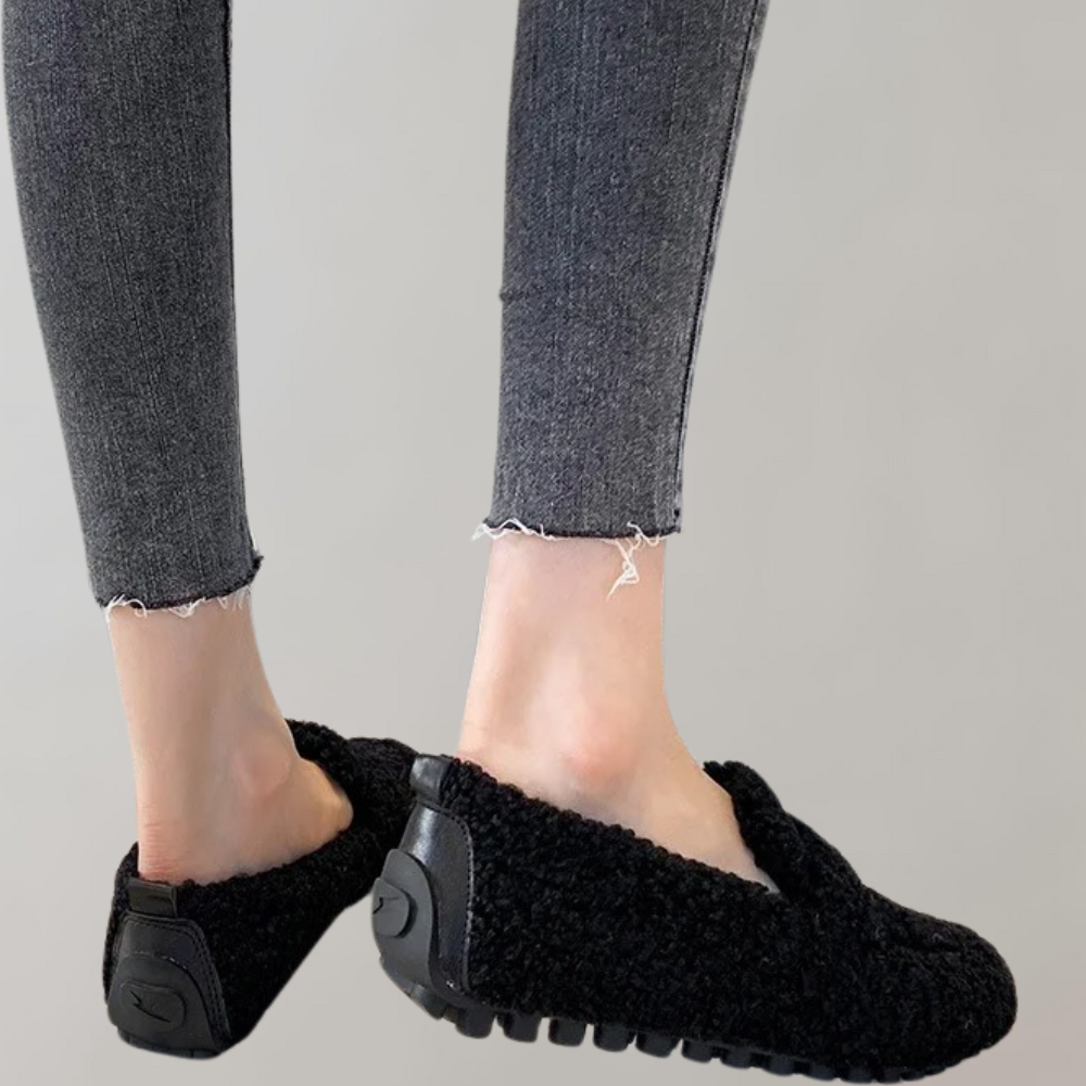 Camilla - Zachte pluche damesloafers voor de zomer