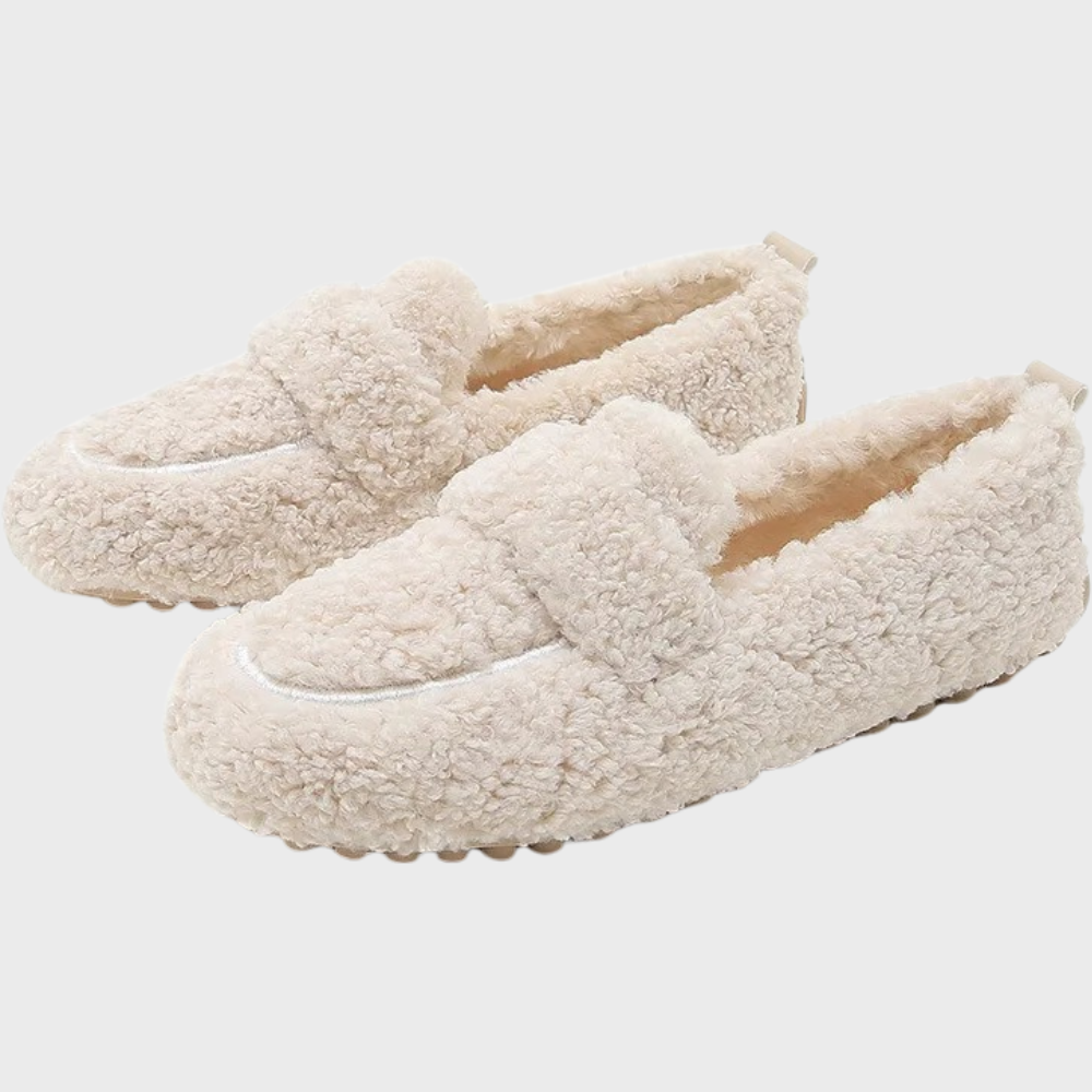 Camilla - Zachte pluche damesloafers voor de zomer