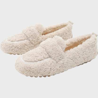 Camilla - Zachte pluche damesloafers voor de zomer