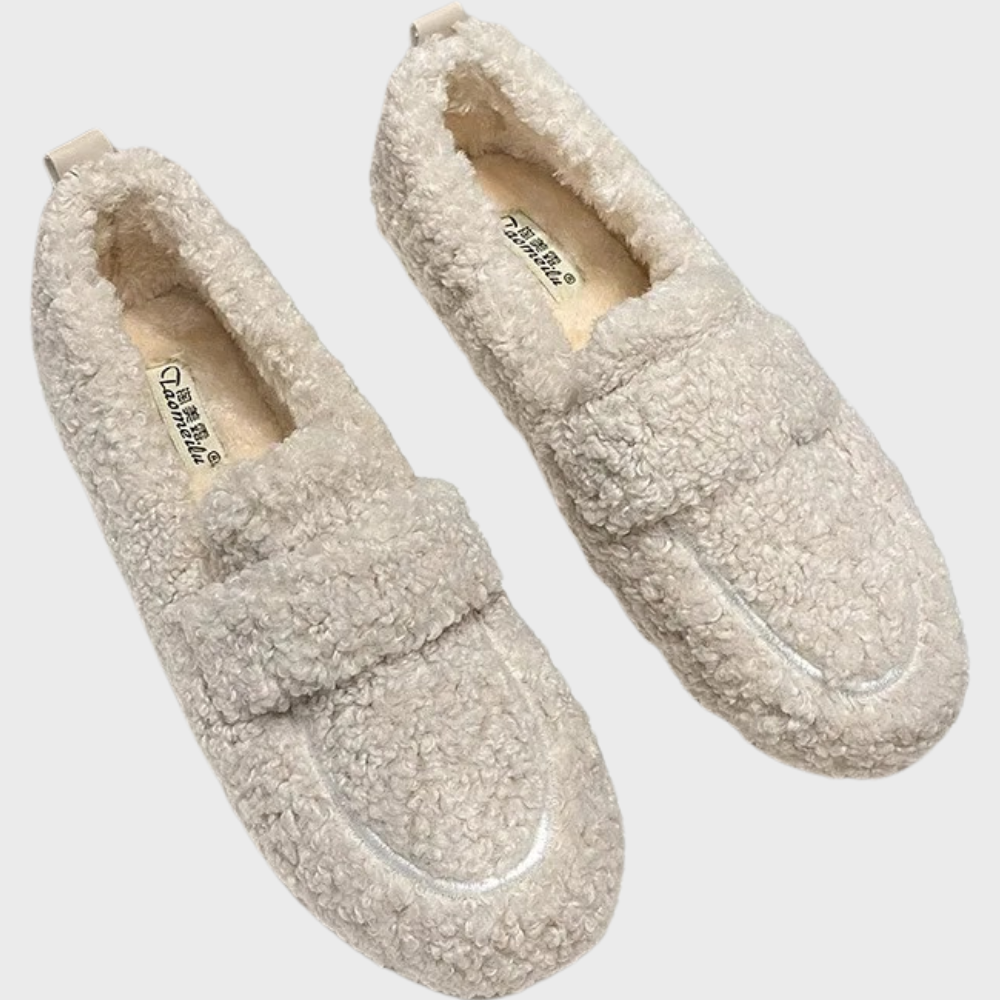 Camilla - Zachte pluche damesloafers voor de zomer