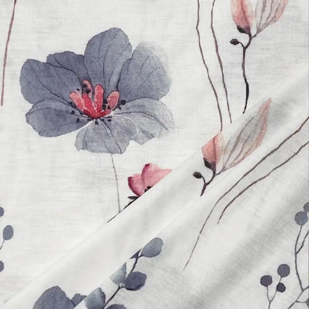 Brynhild - Zomerse gebloemde damesblouse
