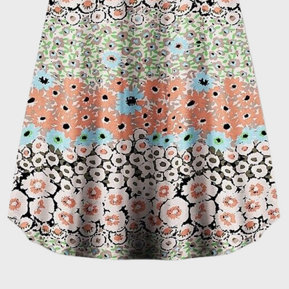 Iselin - Elegante zomerse gebloemde damesjurk