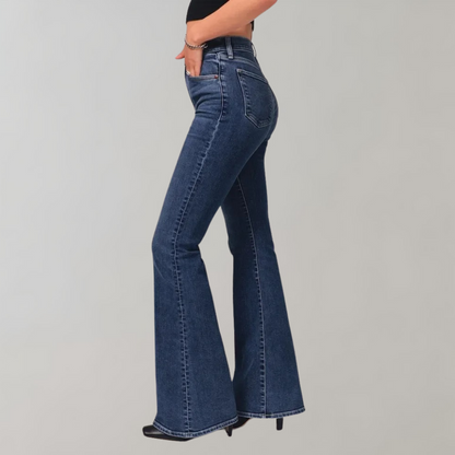 Mila - Dames flare zomerbroek