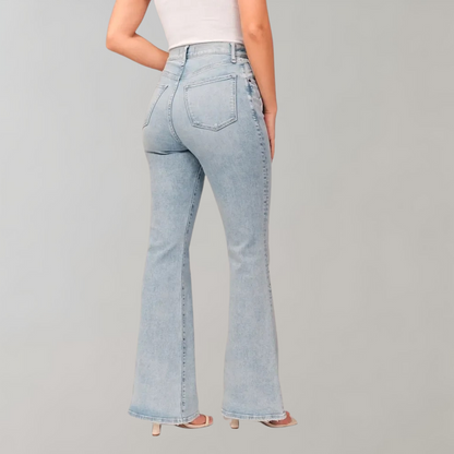 Mila - Dames flare zomerbroek