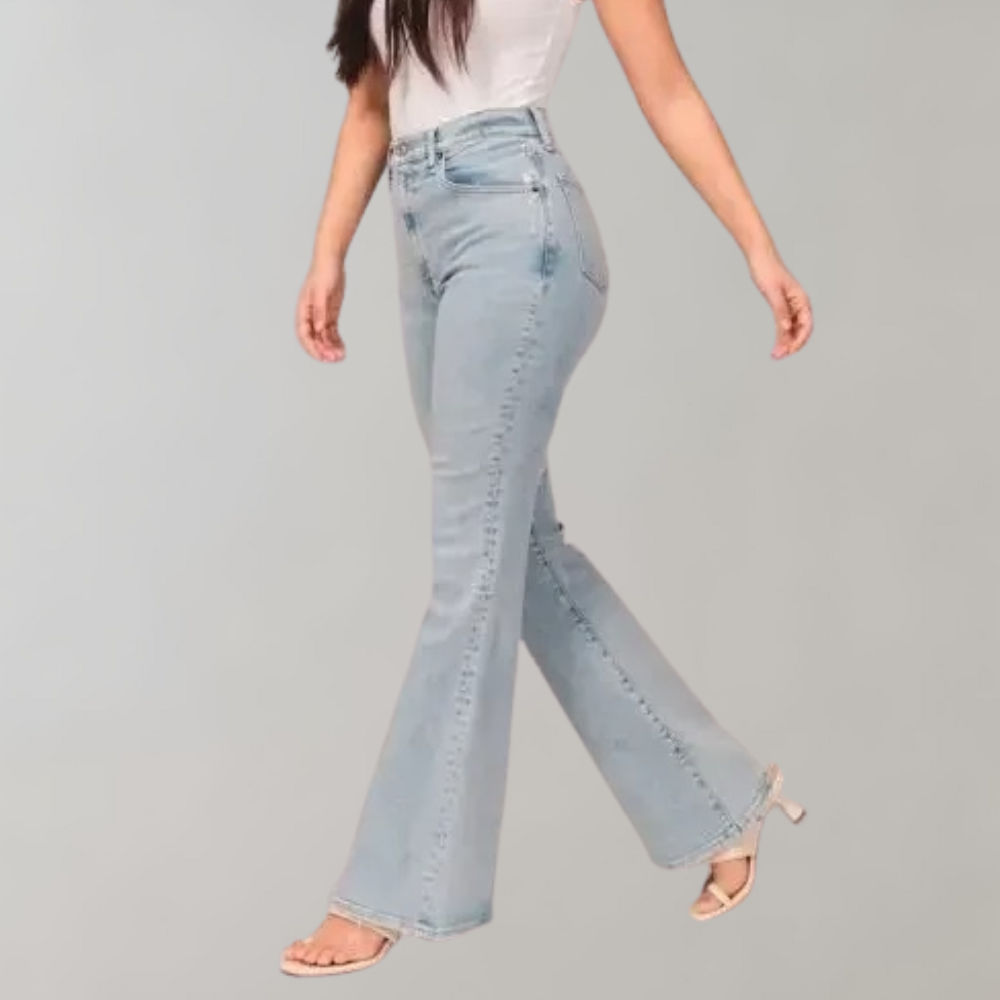 Mila - Dames flare zomerbroek