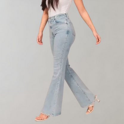 Mila - Dames flare zomerbroek