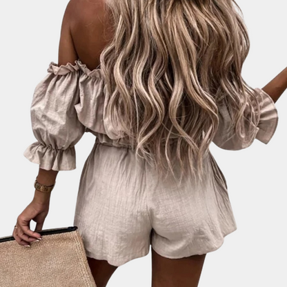 Blanche - Damesshort en topset voor Zomeravonturen