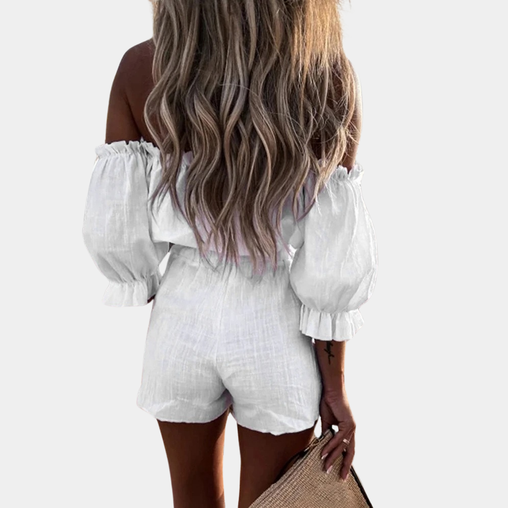 Blanche - Damesshort en topset voor Zomeravonturen