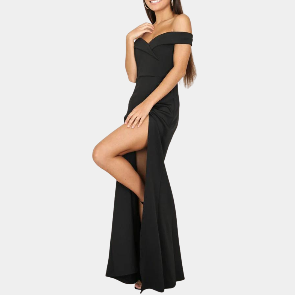 Elena - Elegante off-shoulder zomerjurk voor vrouwen