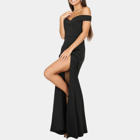 Elena - Elegante off-shoulder zomerjurk voor vrouwen