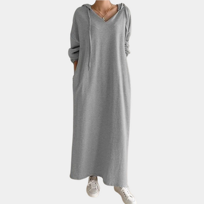 Nienke - Comfortabele zomerse damesjurk met capuchon