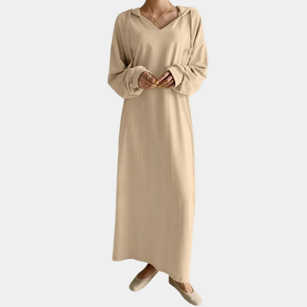Nienke - Comfortabele zomerse damesjurk met capuchon