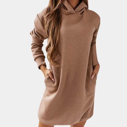 Francine - Comfortabele damesjurk met capuchon voor de zomer