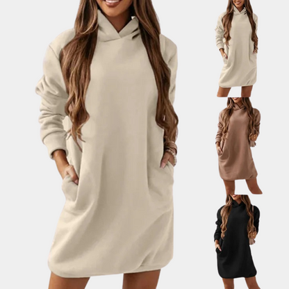 Francine - Comfortabele damesjurk met capuchon voor de zomer