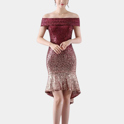 Loretta - Elegante zomerse paillettenjurk voor dames