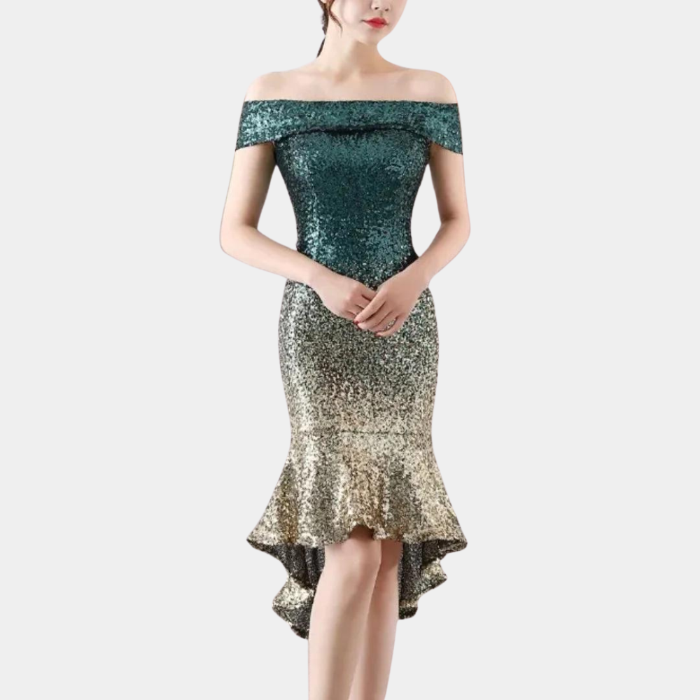 Loretta - Elegante zomerse paillettenjurk voor dames