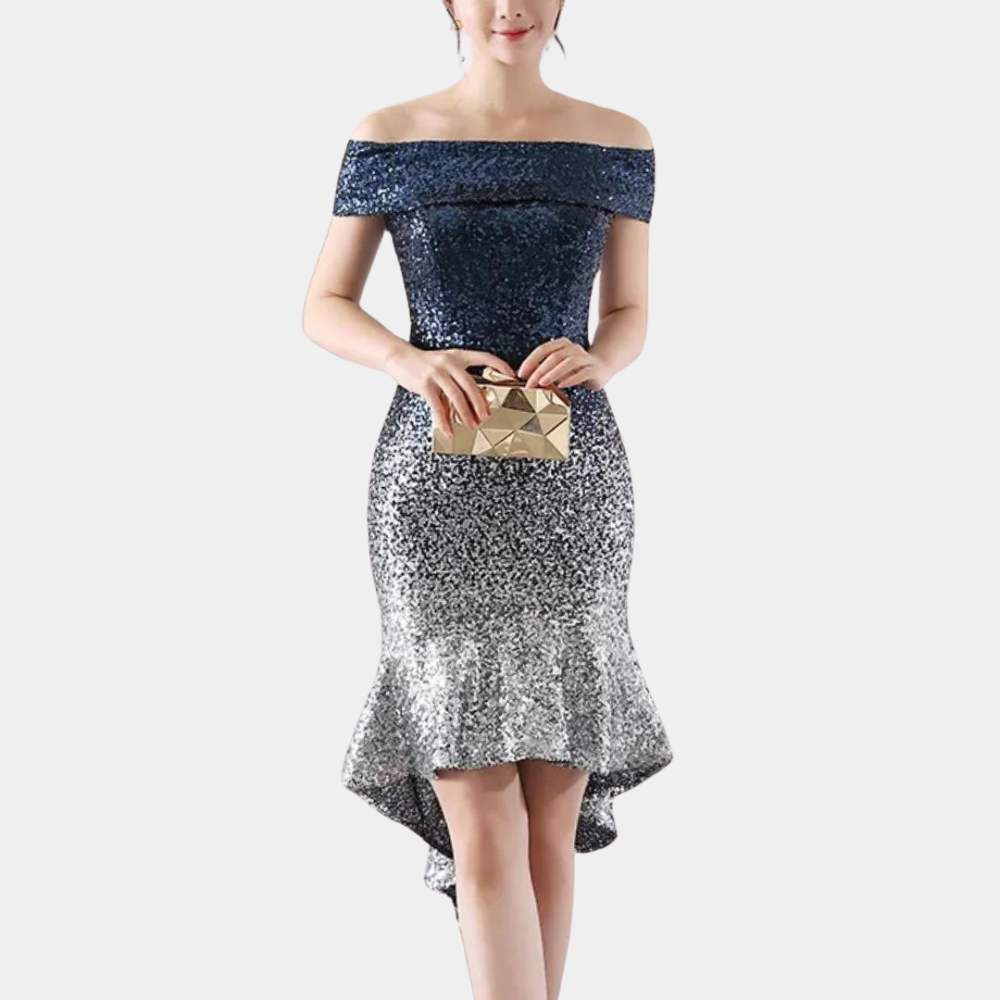 Loretta - Elegante zomerse paillettenjurk voor dames