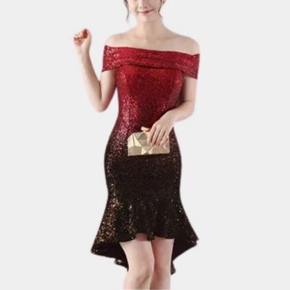 Loretta - Elegante zomerse paillettenjurk voor dames