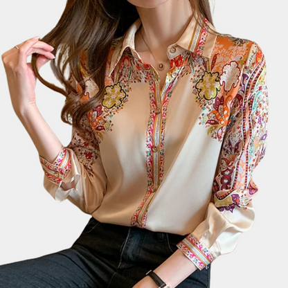 Amber - Elegante damesblouse voor de zomer