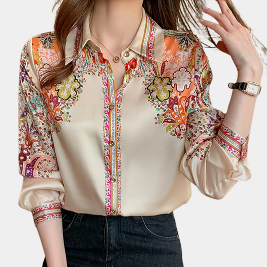 Amber - Elegante damesblouse voor de zomer