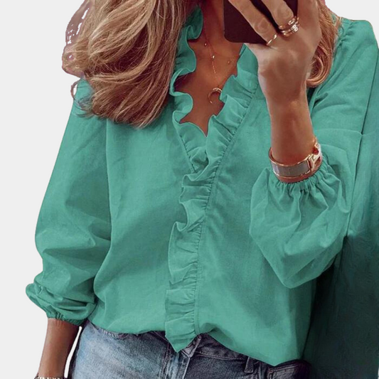 Julia - Elegante en trendy damesblouse voor de zomer