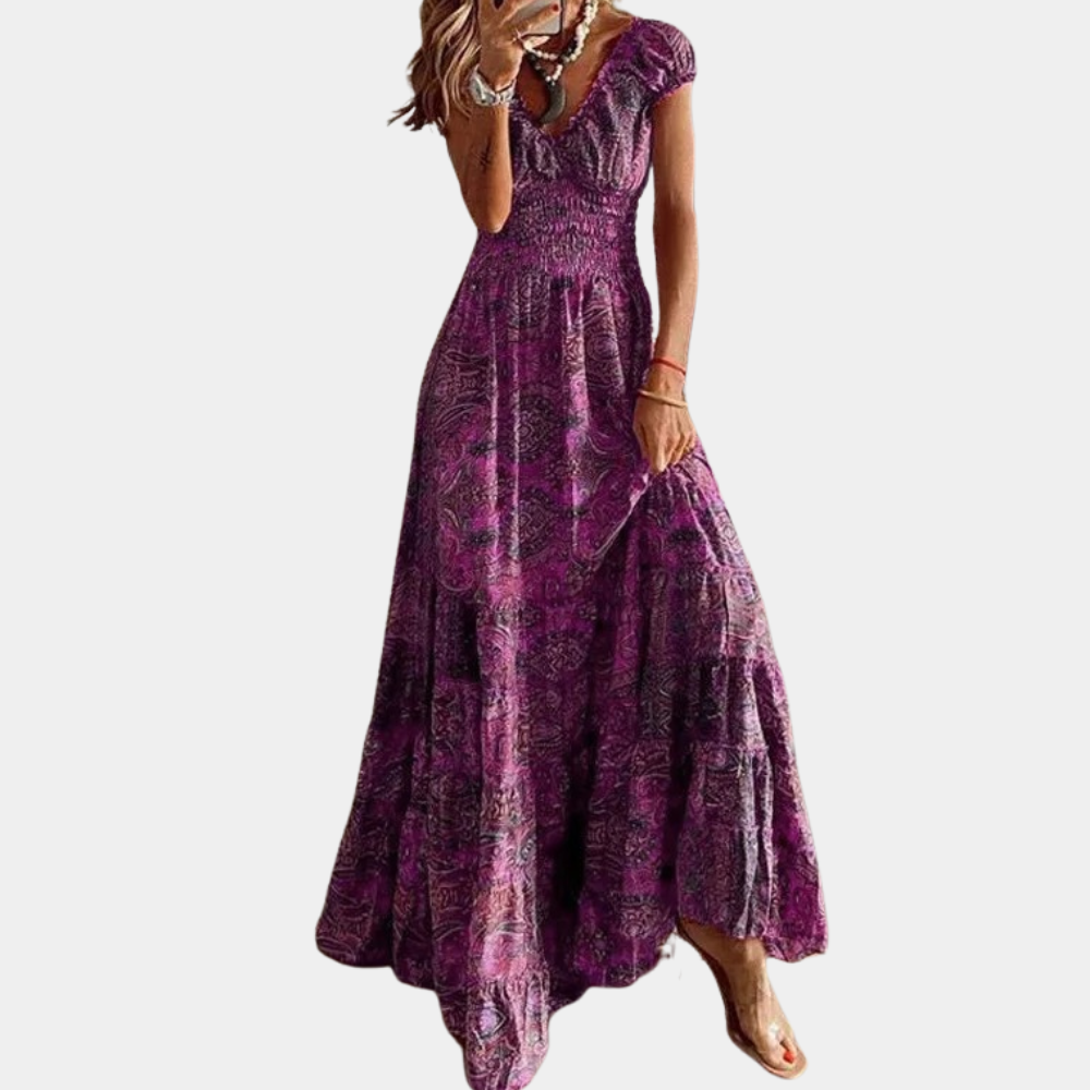 Renee - Comfortabele zomerse maxi-jurk voor dames