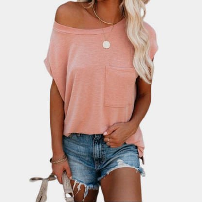 Azra - Casual zomer t-shirt voor dames - Perfect voor Lente en Zomer