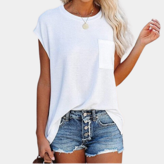 Azra - Casual zomer t-shirt voor dames - Perfect voor Lente en Zomer