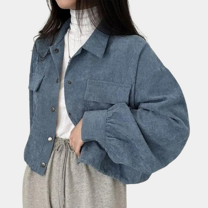 Cleena - Corduroy zomerjas voor dames - Perfect voor Lente en Zomer