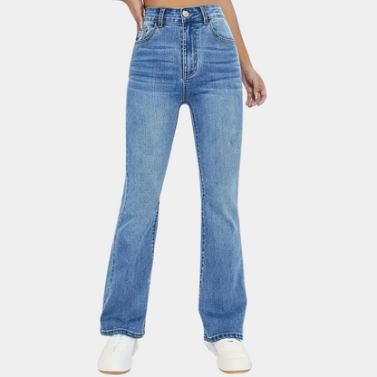 Pippa - Casual damesjeans met hoge taille voor de zomer