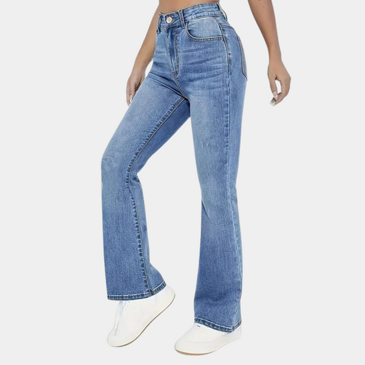 Pippa - Casual damesjeans met hoge taille voor de zomer