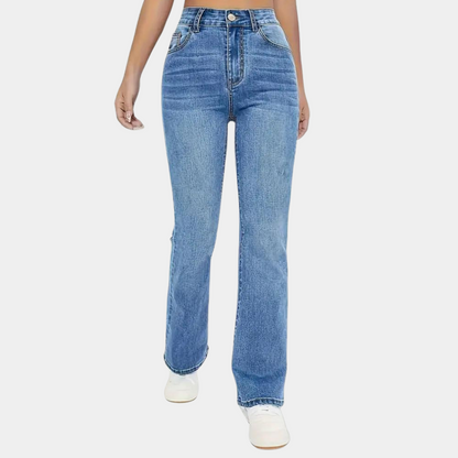Pippa - Casual damesjeans met hoge taille voor de zomer