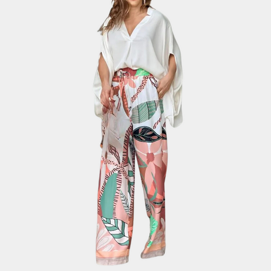 Rosana - Trendy en stijlvolle zomerse tweedelige damesset