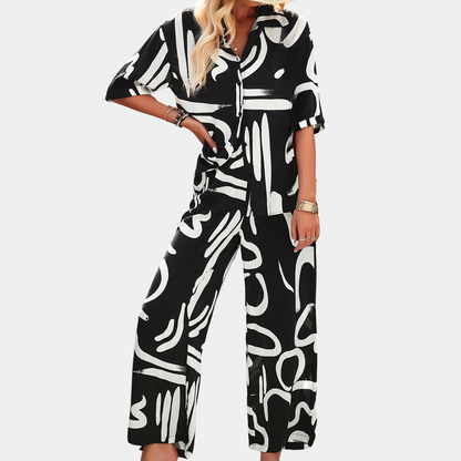 Brigida - Zomerse dames tweedelige set voor de lente en zomer