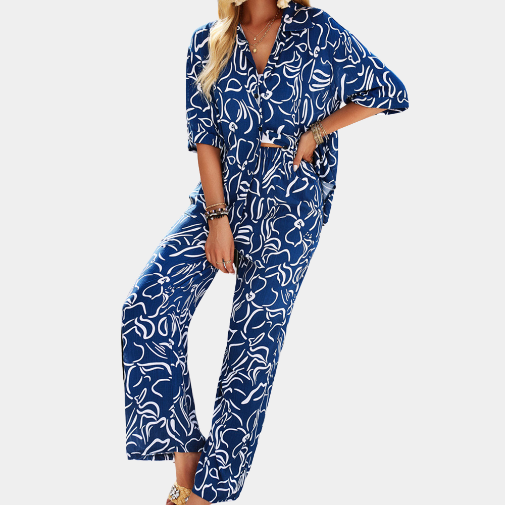 Brigida - Zomerse dames tweedelige set voor de lente en zomer
