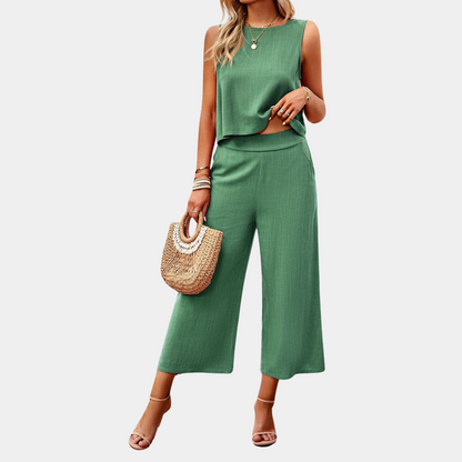 Lorena - Classy zomerse tweedelige damesset