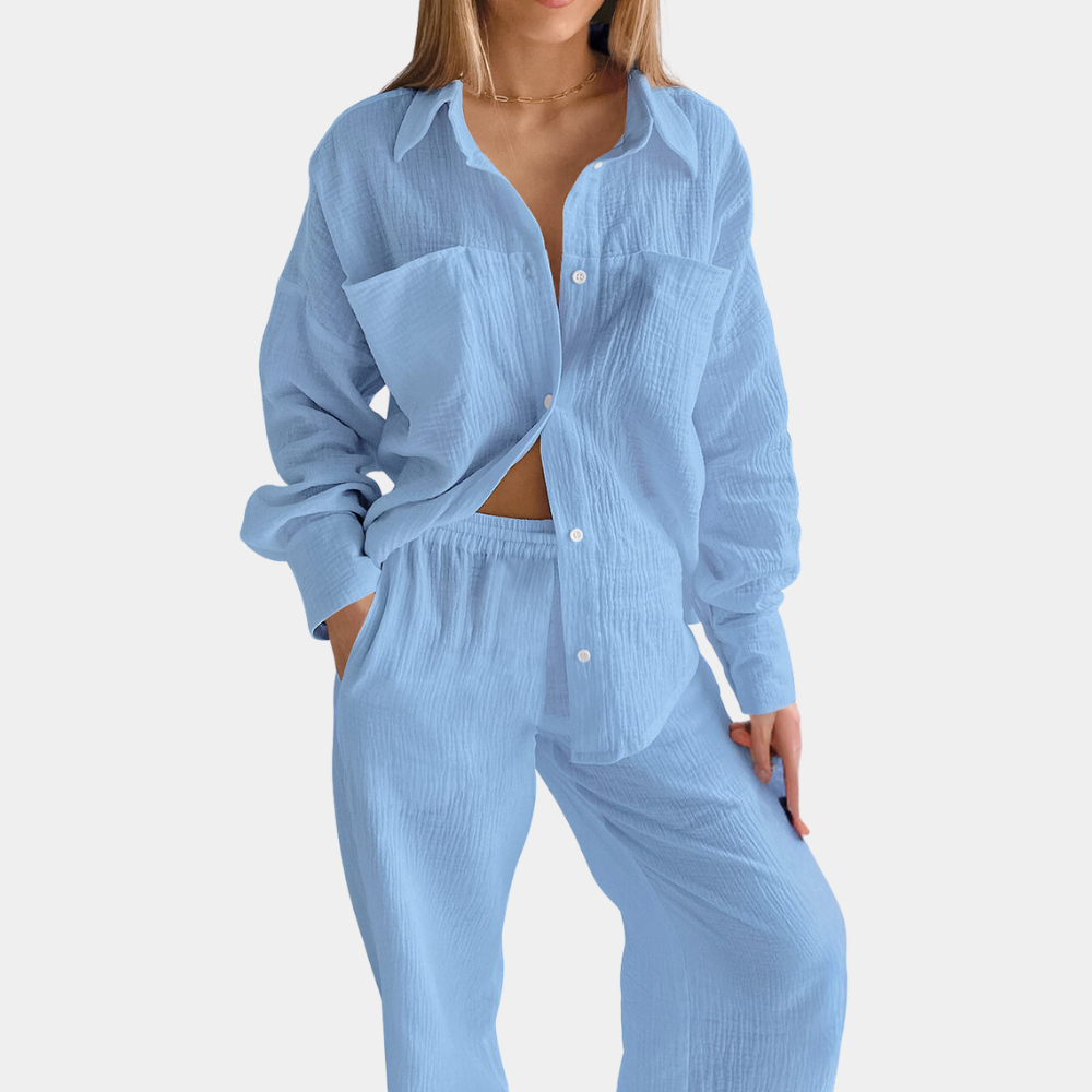 Rosa - Comfortabele zomerse tweedelige damesset