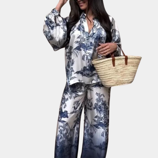 Dona - Elegante zomerse tweedelige damesset