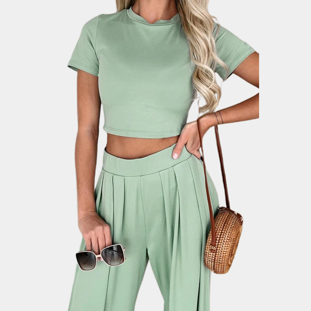Avena - Comfortabele zomerse tweedelige damesset