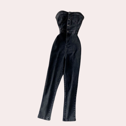 Selma - Strapless zomerse jumpsuit voor dames
