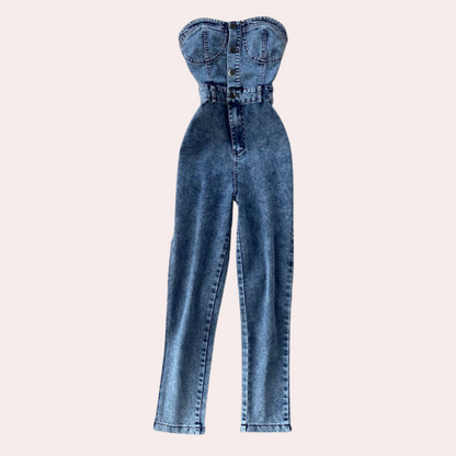 Selma - Strapless zomerse jumpsuit voor dames