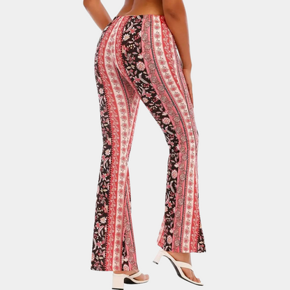 Soleil - Boho stijl uitlopende zomerbroek voor vrouwen