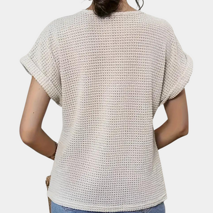 Lazda - Stijlvol Zomert-shirt met ronde hals