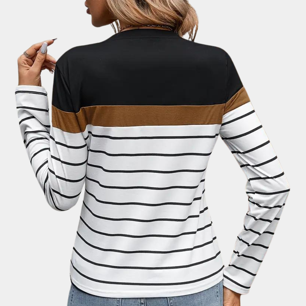 Solveiga - Gestreept zomers t-shirt voor dames