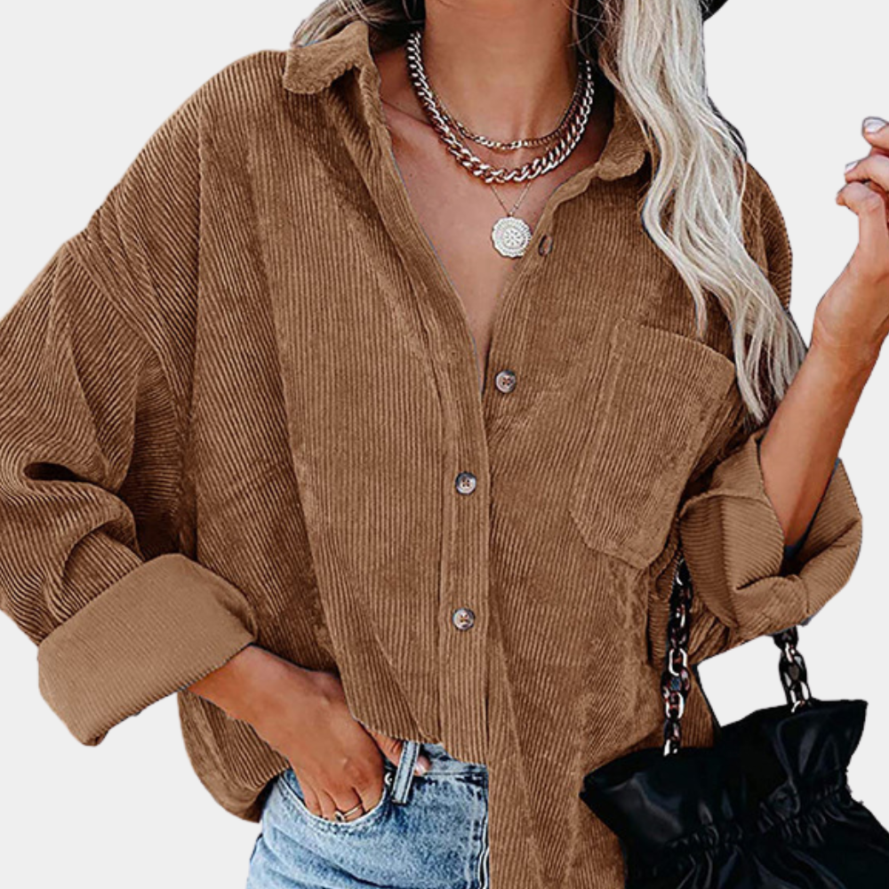 Rubyna - Corduroy damesjack voor de zomer