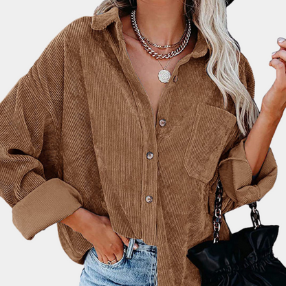 Rubyna - Corduroy damesjack voor de zomer
