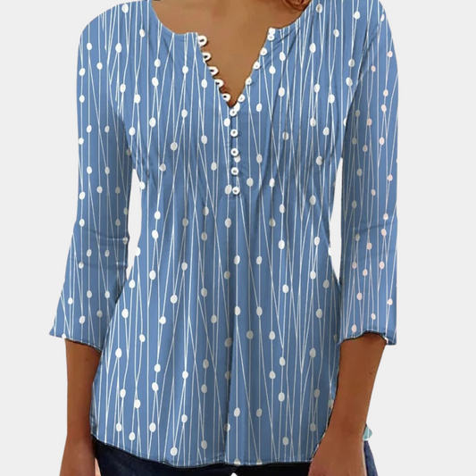 Zara - Luchtige damesblouse met stippen voor de zomer