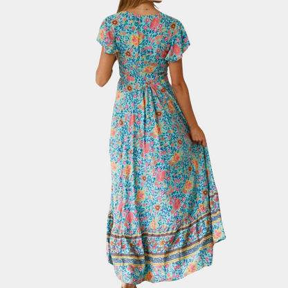 Gina - Zomerse dames maxi-jurk met split